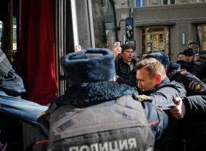 Полиция задержала Алексея Навального в Москве